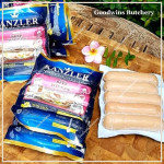 Kanzler sausage frozen BEEF WIENER 6" 15cm 5pcs 360g